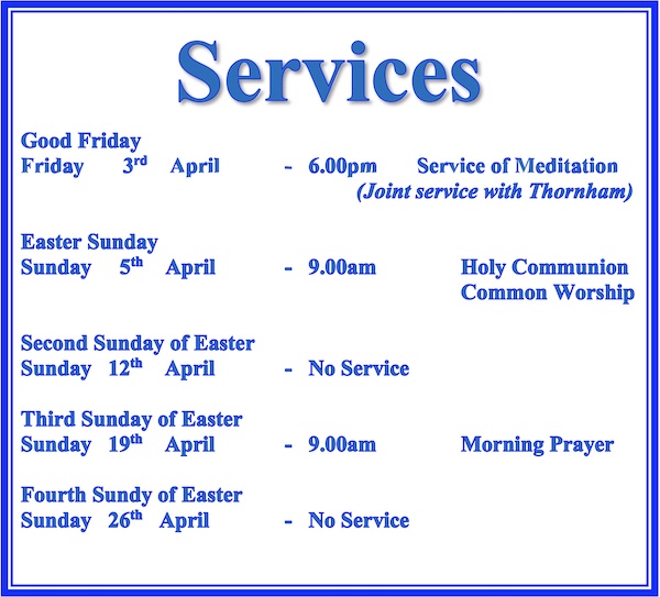 St. Mary's Church Services
