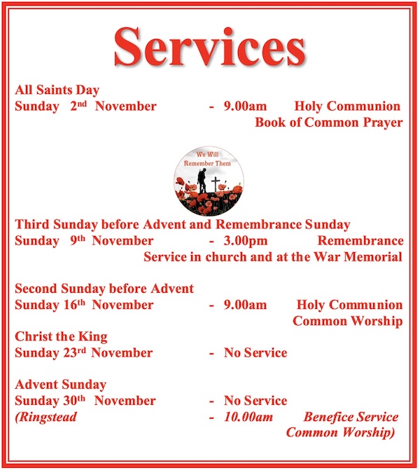 St. Mary's Church Services