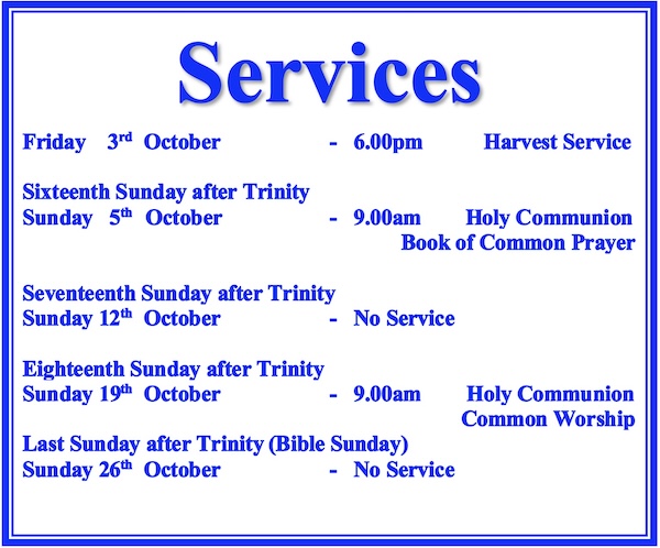 St. Mary's Church Services
