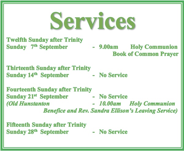 St. Mary's Church Services