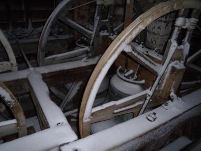 Snow in the belfry of St. Mary's church - Photo Tony Foster taken Sunday 4th February, 2012