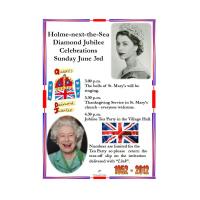 Holme-next-the-Sea Diamond Jubilee celebrations3rd June, 2012Poster - The Curlew Print