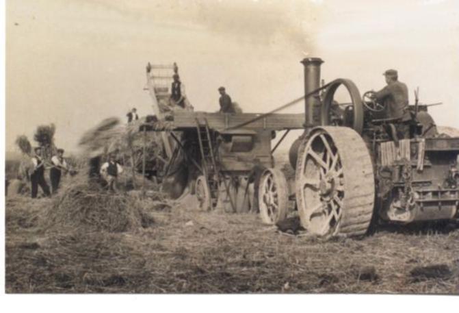 Westgate threshing