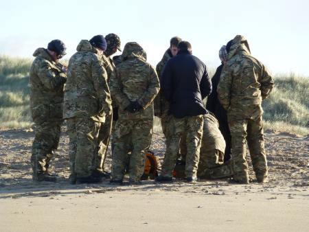 Royal Navy Diving Unit 2 team