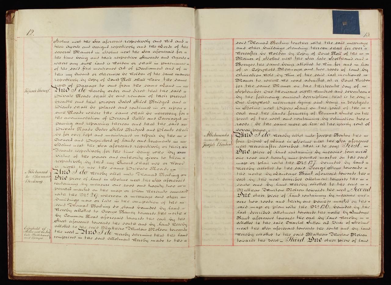 Enclosure Act document page 12