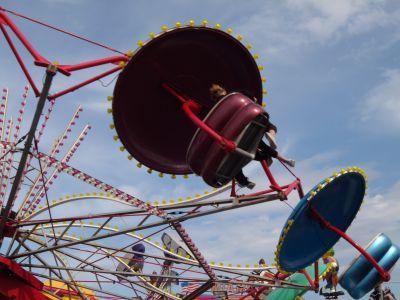 At the fair, Hunstanton