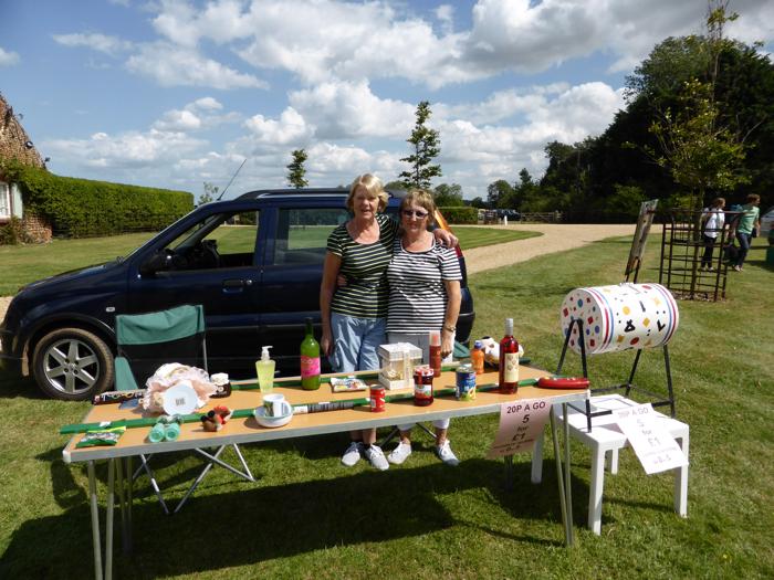 Visitors at the fête