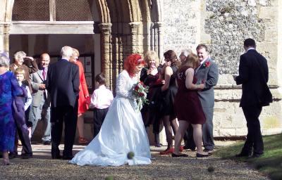 Wedding at St. Mary's church