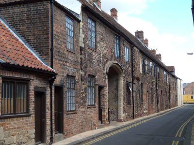 In the old part of King's Lynn near St. Margaret's Church