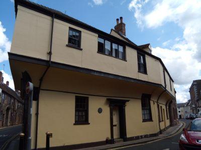 In the old part of King's Lynn near St. Margaret's Church
