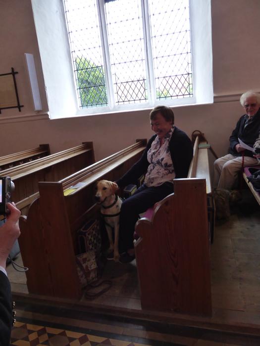 Service for pets and owners at St. Mary's church