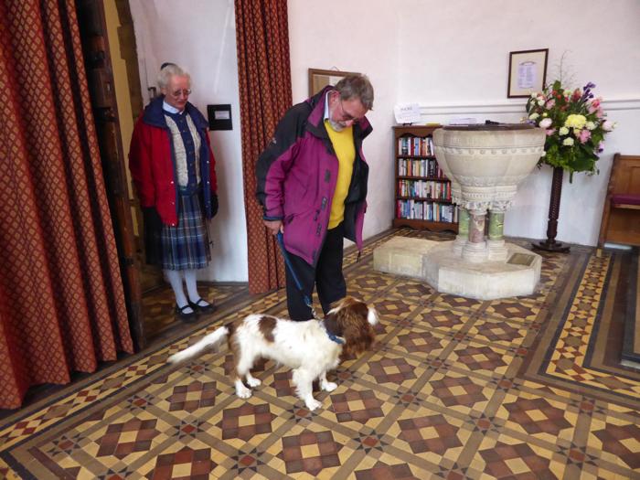 Service for pets and owners at St. Mary's church