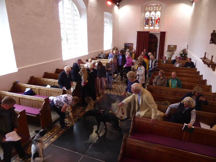 Service for pets and owners at St. Mary's church