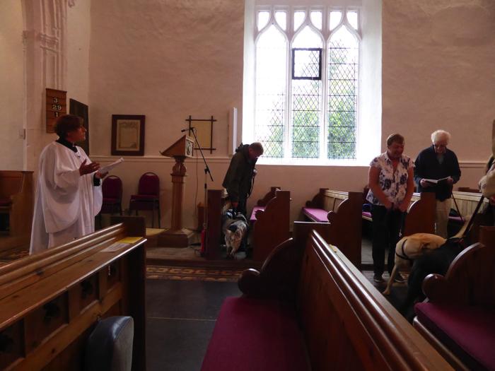 Service for pets and owners at St. Mary's church