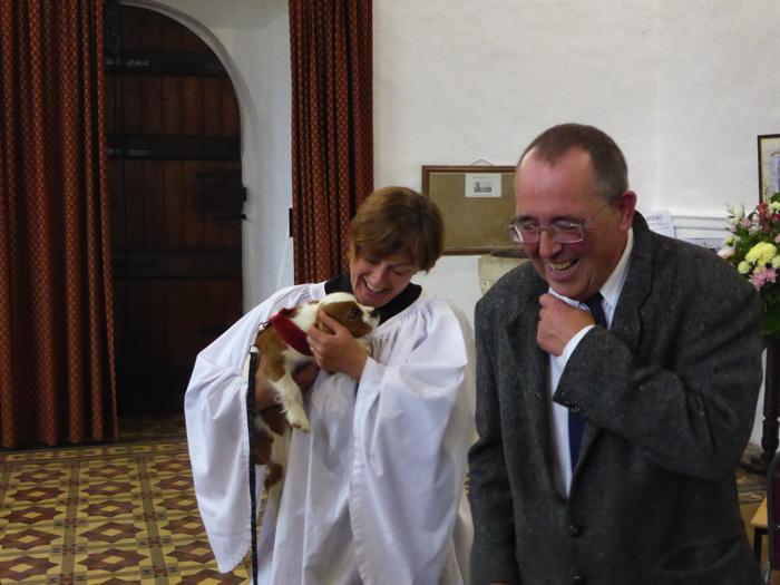 Service for pets and owners at St. Mary's church