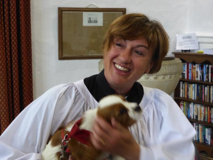 Service for pets and owners at St. Mary's church