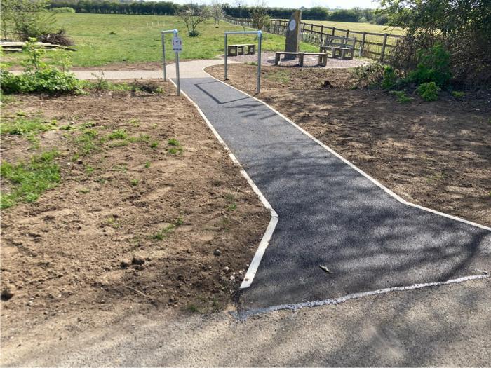 The new trod included replacing both of the access 'bridges'
