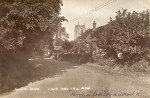 Cooper Cottage - Kirkgate Corner - Holme - Cooper cottage marked X