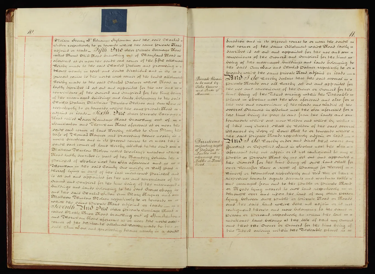 Enclosure Act document page 11