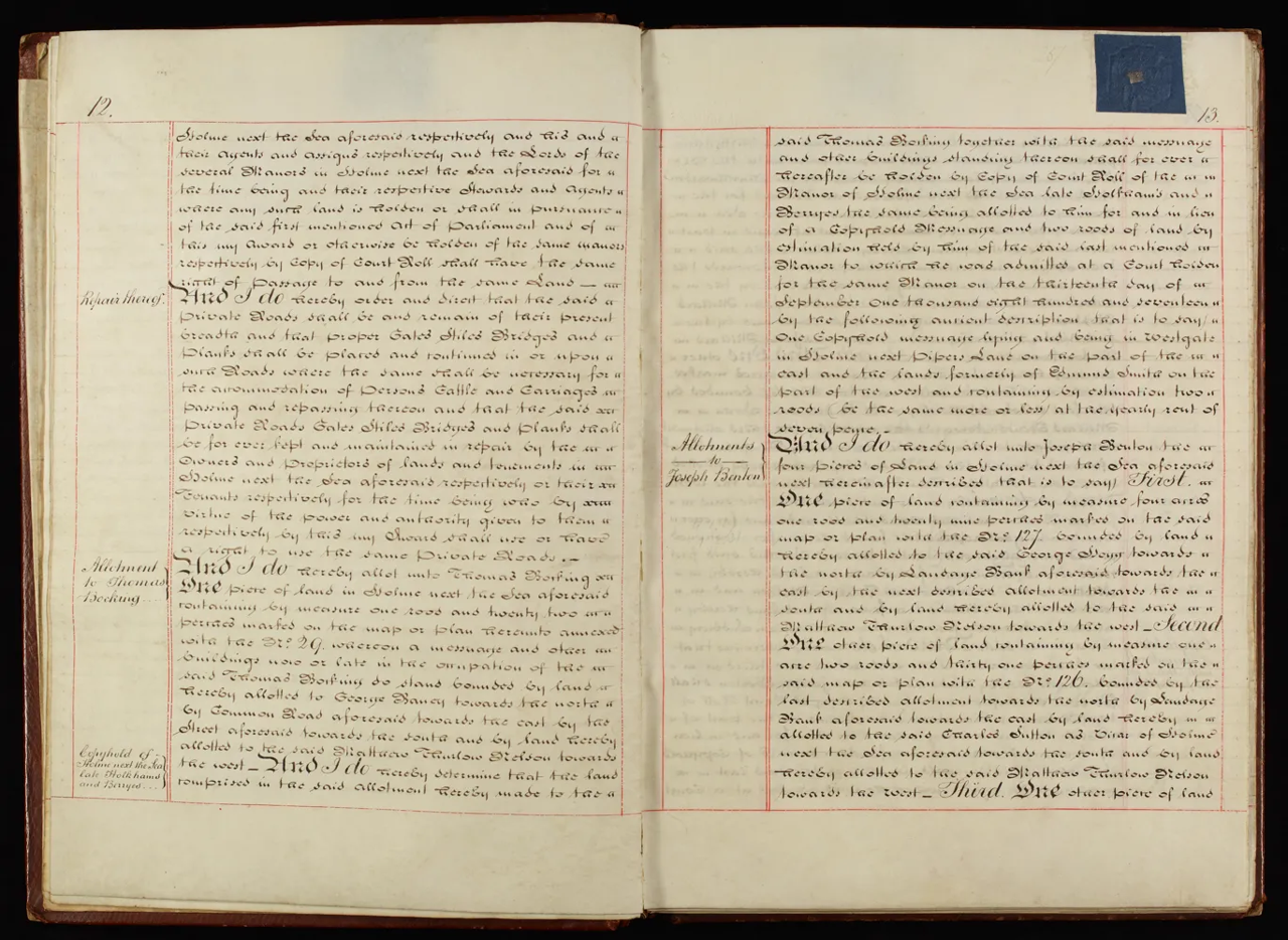 Enclosure Act document page 12