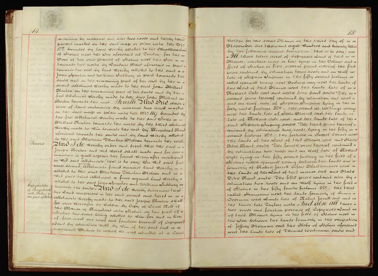 Enclosure Act document page 13