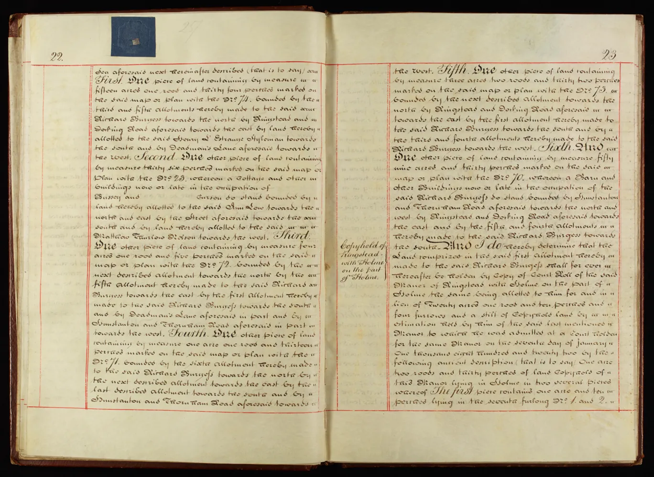 Enclosure Act document page 17