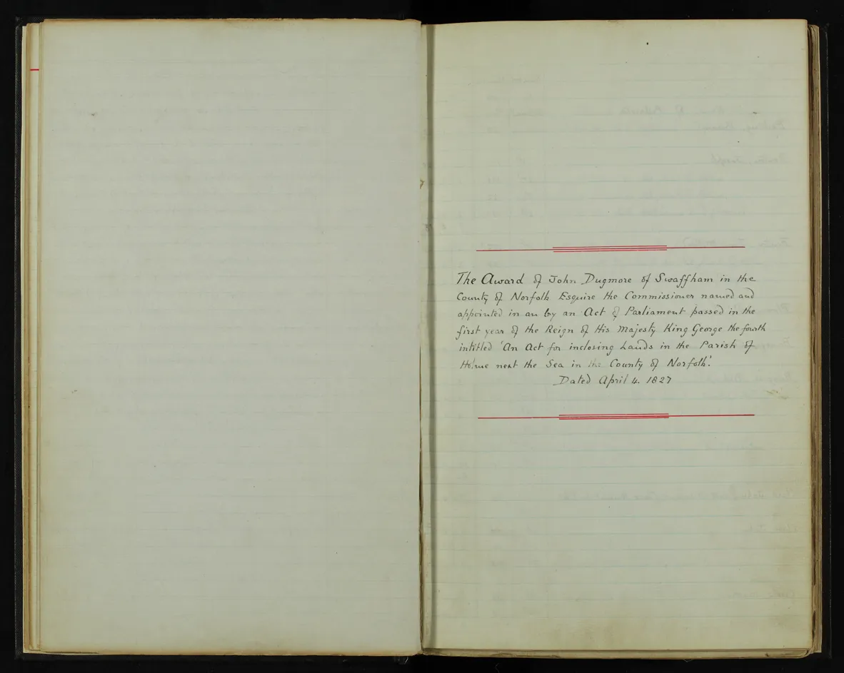 Enclosure Act document page 20
