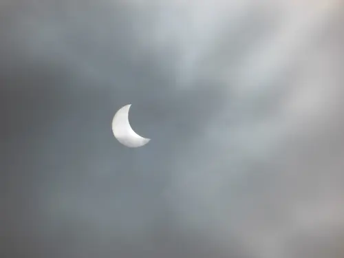 The solar eclipse