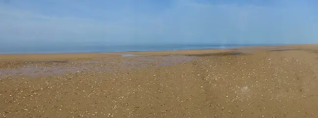 Holme-next-the-Sea beach during the coronavirus lock-down