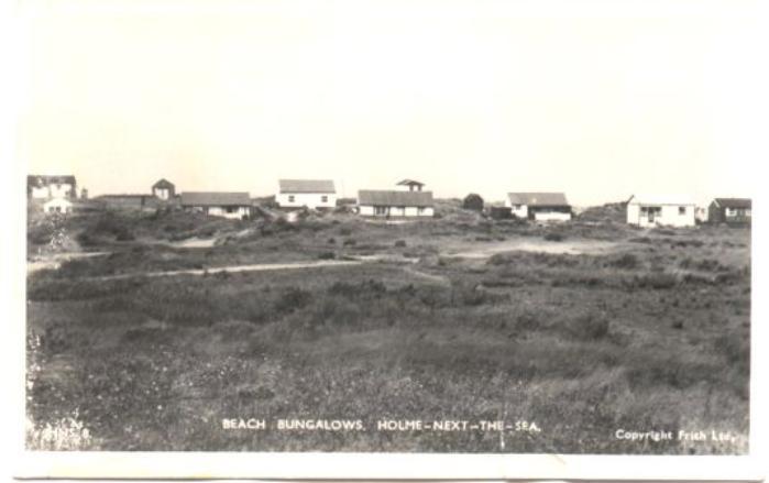Beach huts facing east