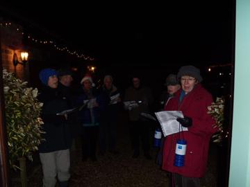Carol singers in Westgate