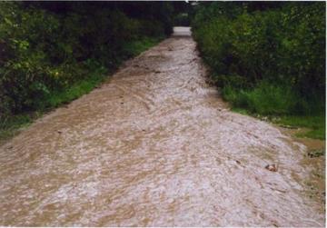 Chalk Pit Road flooding