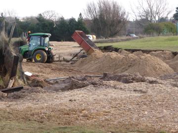 Sand fill repairs