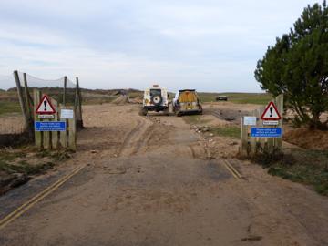 Golf course crossing entrance repairs