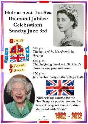 Diamond Jubilee celebration poster