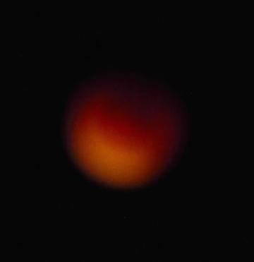 Supermoon lunar eclipse - complete eclipse