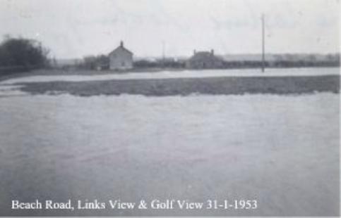 1953 flooding aftermath at Holme