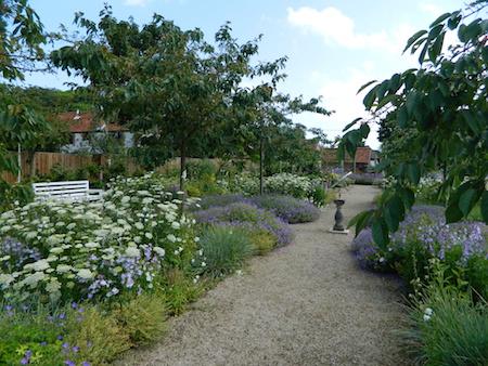 A garden open for the visitors in Holme-next-the-Sea