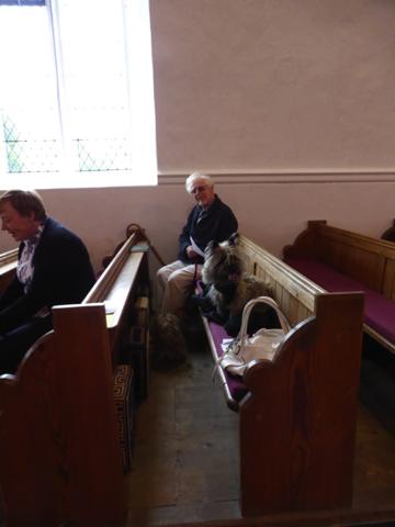 Service for pets and owners at St. Mary's church