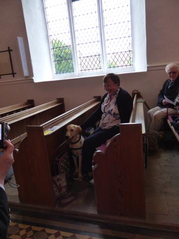 Service for pets and owners at St. Mary's church