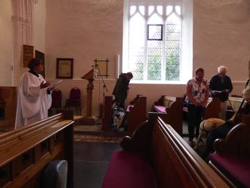 Service for pets and owners at St. Mary's church