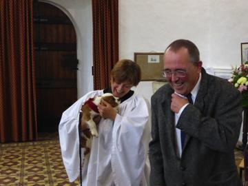 Service for pets and owners at St. Mary's church