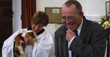 Service for pets and owners at St. Mary's church