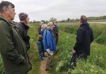 River Hun walk with Parish Councillor Martin Crown