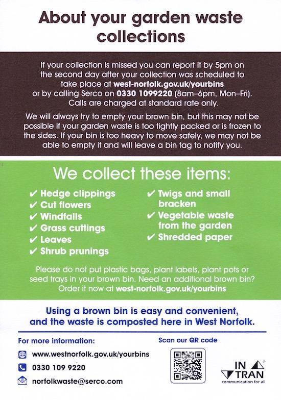 Garden Waste information