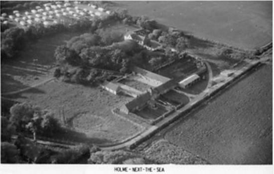 Aerial view of Holme-next-the-Sea