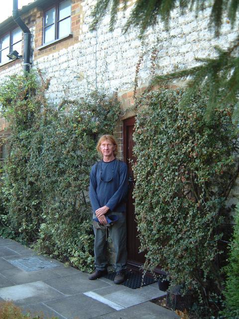 Graeme at the same cottage in 2003