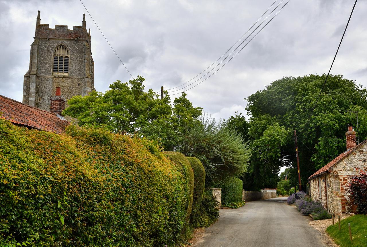 St. Mary's Tower, Holme-next-the-Sea - view from Kirkgate