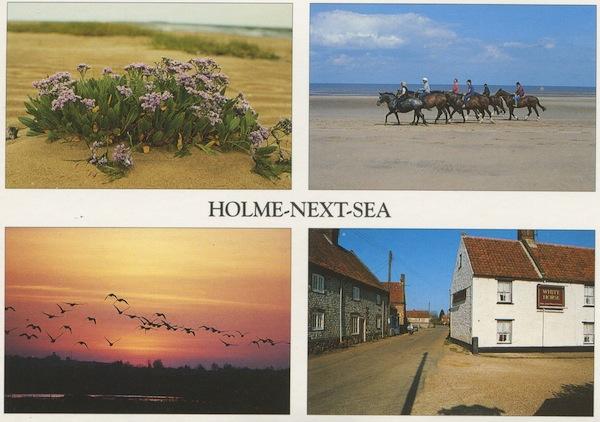 Postcard with multiple views